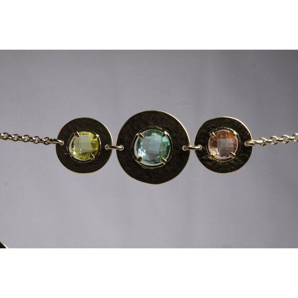 Greek goddess demi-parure costume jewelry set, necklace and matching earrings, - Picture 4 of 6